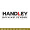 Handley Driving school logo embroidery design, logo embroidery, Embroidery file, logo design, Instant download.jpg