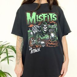 vintage misfits t shirt, vintage 90s misfits shirt, vintage misfits halloween shirt, misfits punk rock music shirt, the