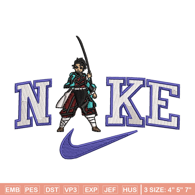 Nike tanjiro embroidery design, Tanjiro embroidery, Nike design, Embroidery shirt, Embroidery file, Digital download.jpg