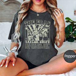 comfort colors vintage the eras tour 2023 shirt, swiftie midnight merch shirt, the eras tour merch, tswiftie eras tour s