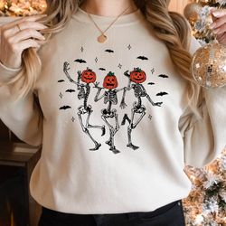 dancing skeleton shirt, happy halloween t-shirt, halloween tee sweatshirt, halloween costume shirt, womens halloween shi