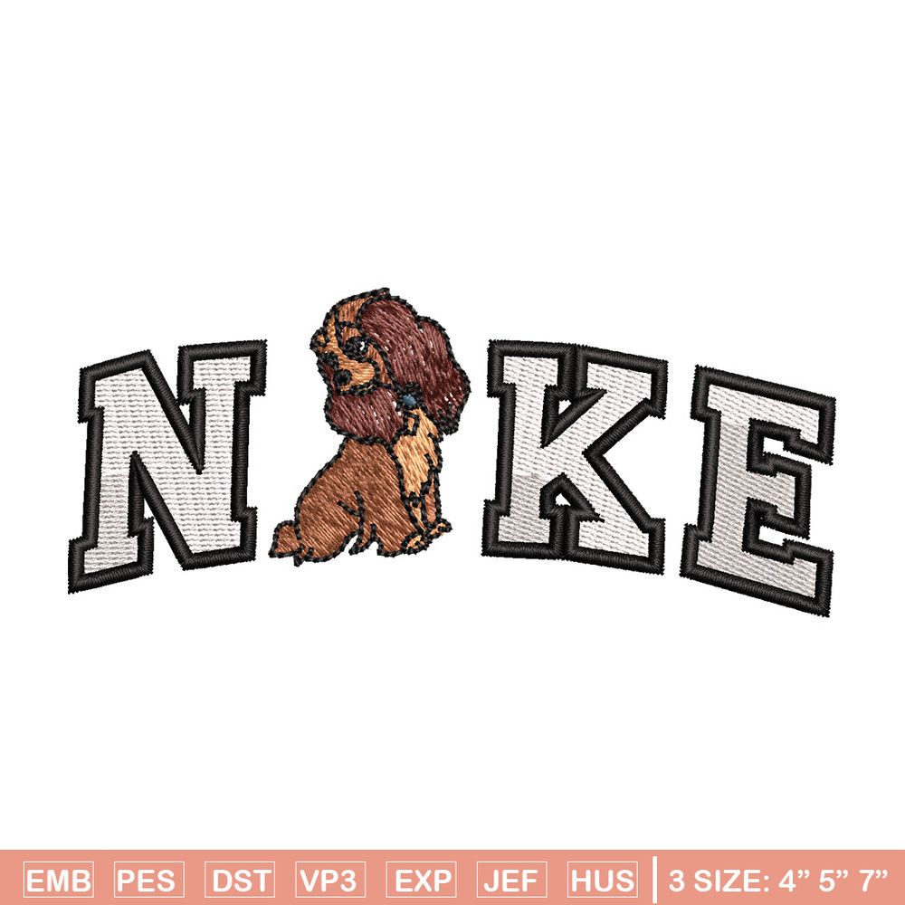 Nike x cute dog embroidery design, Dog embroidery, Nike design, Embroidery shirt, Embroidery file, Digital download.jpg