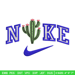Nike x cactus embroidery design, Cactus embroidery, Nike design,Embroidery shirt, Embroidery file, Digital download
