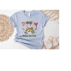walt disney world christmas tshirt, winnie the pooh christmas, disneyland christmas shirt, epcot christmas shirt, disney