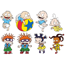 rugrats svg bundle files for cricut, silhouette, rugrats svg, rugrats svg files, rugrats svg bundle  digital download