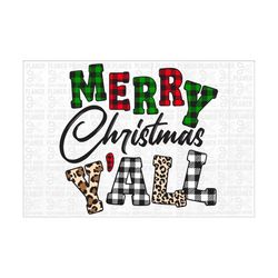 merry christmas y'all leopard buffalo plaid png, sublimation design,sublimation,christmas sublimation png,christmas subl