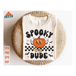 spooky dude svg, boys halloween svg, spooky svg, funny halloween svg, trick or treat svg, spooky little dude, kids hallo