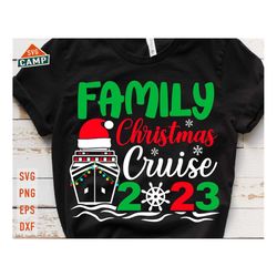 family christmas cruise 2023 svg, family cruise squad svg, family christmas cruise trip 2023 svg, matching family cruisi
