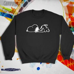 snoopy sleep cartoon women&8217s sweatshirt