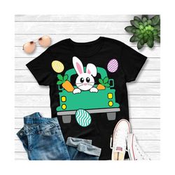 bunny svg,boy bunny in truck cut files,easter svg,easter truck svg, carrots truck svg,kids clipart,easter cricut,bunny c