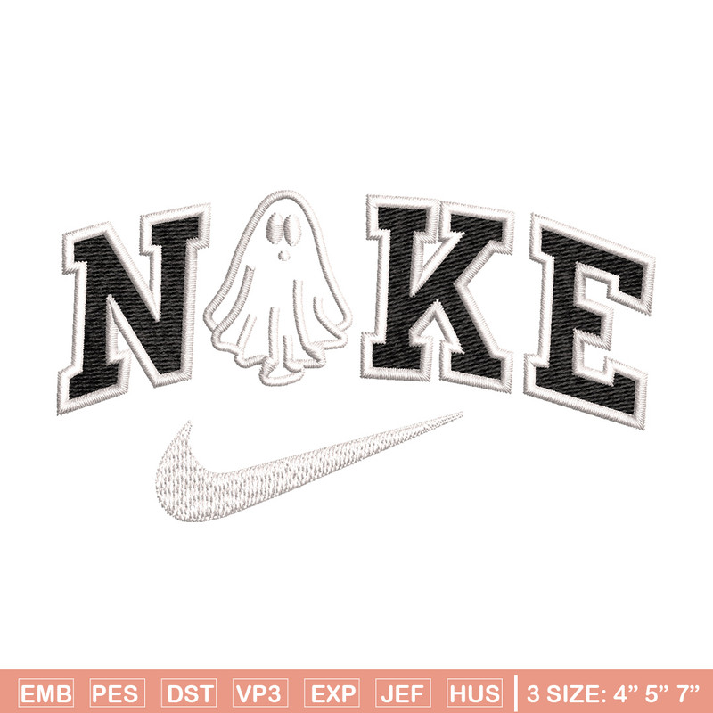 Nike x ghost embroidery design, Ghost embroidery, Nike design, Embroidery shirt, Embroidery file,Digital download.jpg