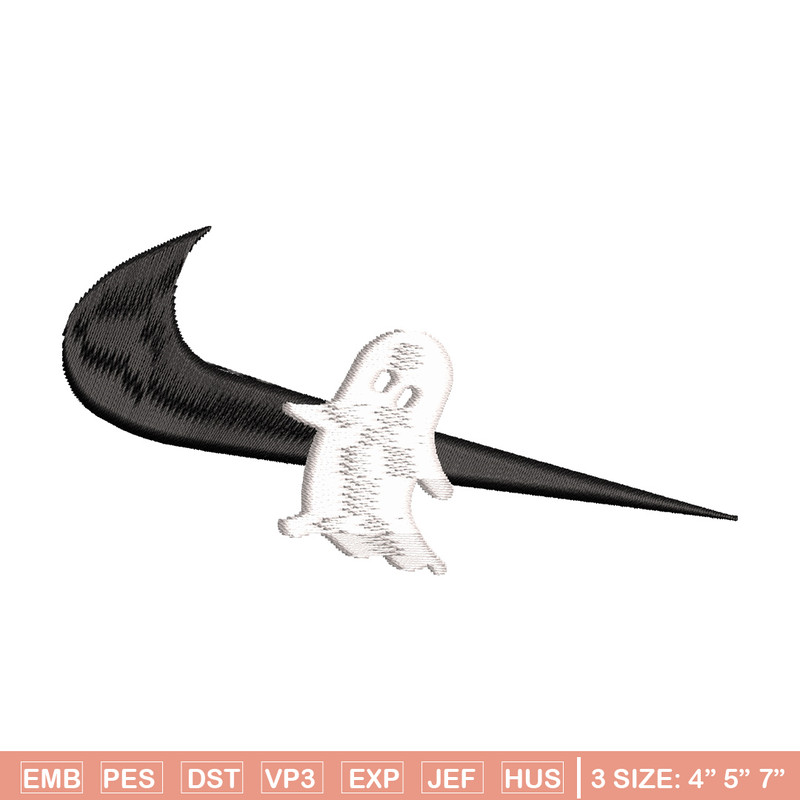 Nike x ghost embroidery design, Horror embroidery, Nike design, Embroidery shirt, Embroidery file,Digital download.jpg