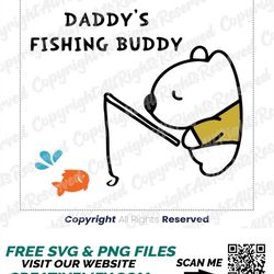 Daddys Fishing Buddy png, Fishing png, Toddler Boy png, Toddler png, Boy png, Baby Sublimation Design, Kid png, Baby png