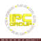 IPC Group logo embroidery design, IPC Group embroidery, logo design, logo shirt, Embroidery file, Instant download.jpg