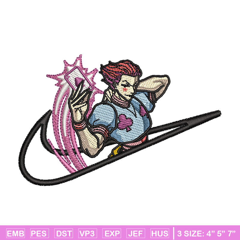 Nike x hisoka embroidery design, Hxh embroidery, Nike design, Embroidery shirt, Embroidery file, Digital download.jpg