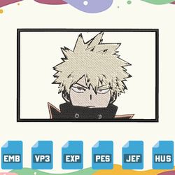 custom anime embroidery designs, machine embroidery files, instant download, embroidery machine files, embroidery design