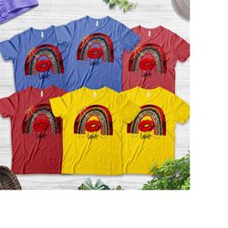 rainbow boho tshirt,love rainbow shirts, rainbow shirt, retro rainbow shirt, graphic tees, tshirt for women, boho vintag