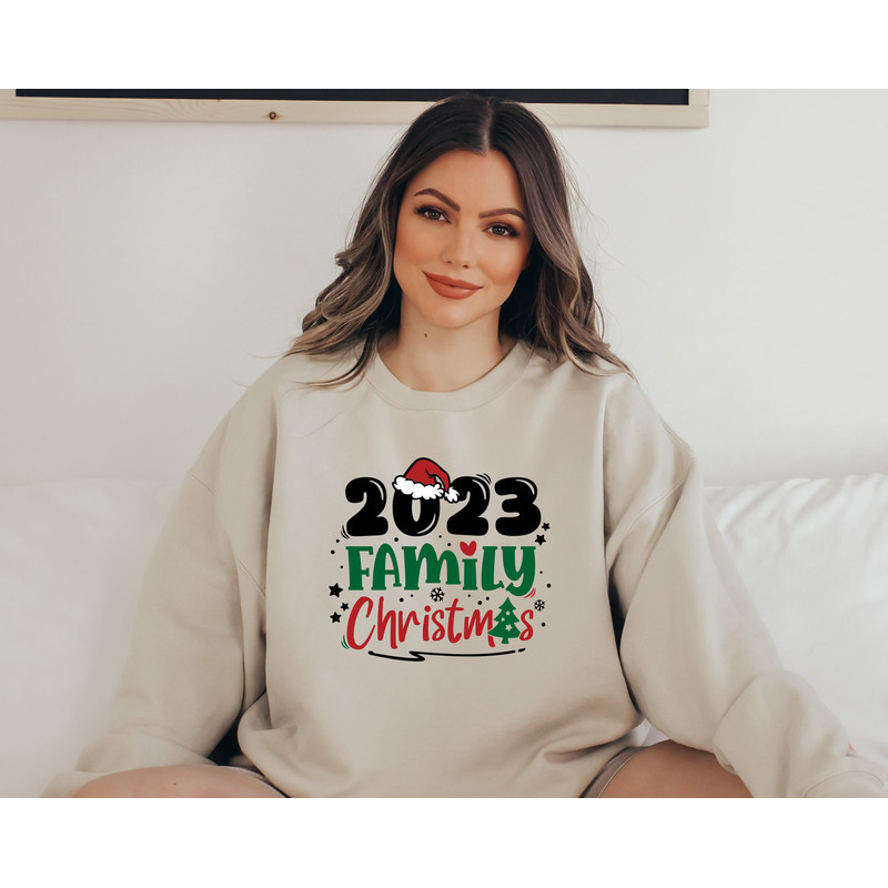 2023 Family Christmas Shirt,Family Christmas 2023 Custom Tshirt,Christmas Crew Tshirt, Custom Christmas Family Shirt, Santa Family T-Shirts - 4.jpg