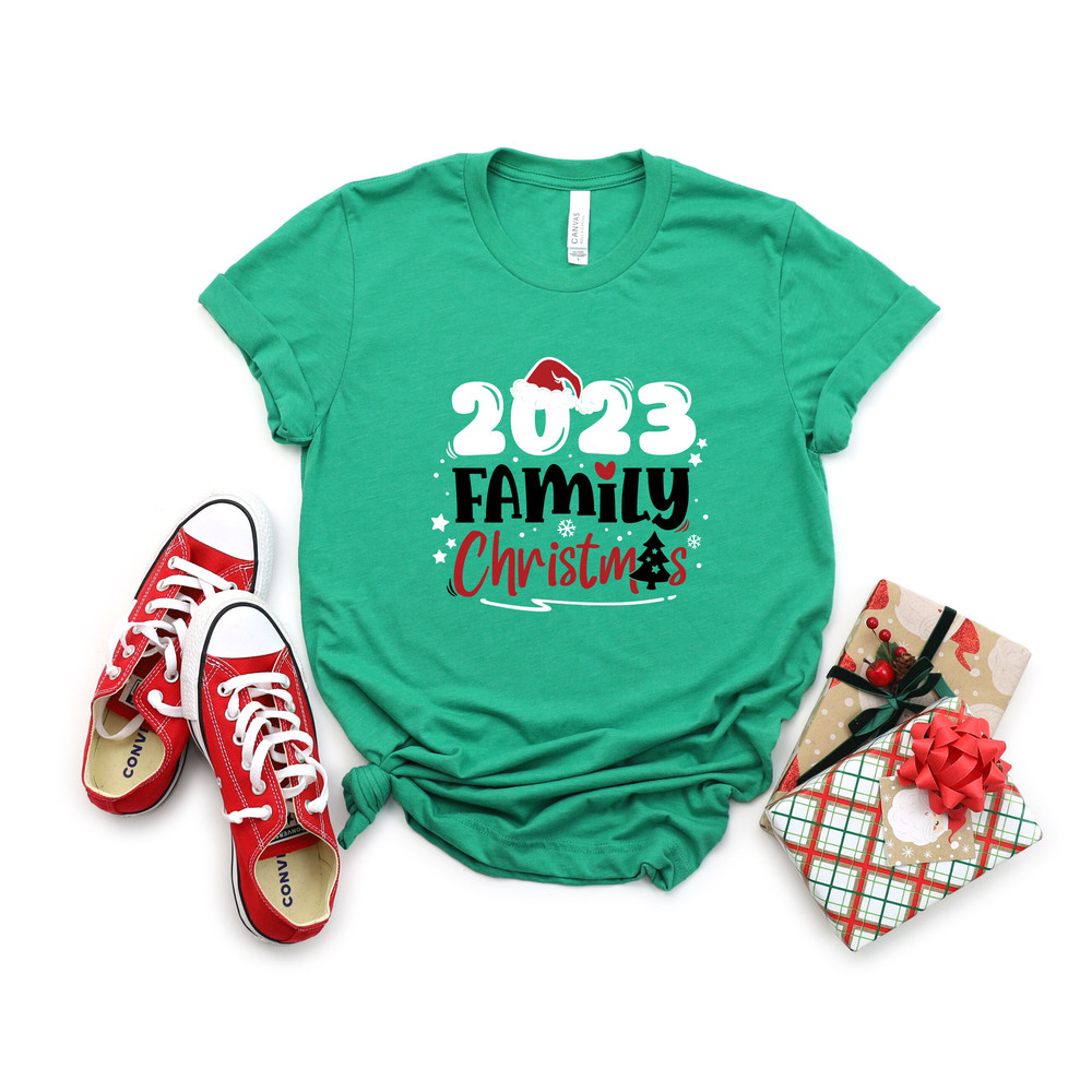 2023 Family Christmas Shirt,Family Christmas 2023 Custom Tshirt,Christmas Crew Tshirt, Custom Christmas Family Shirt, Santa Family T-Shirts - 7.jpg