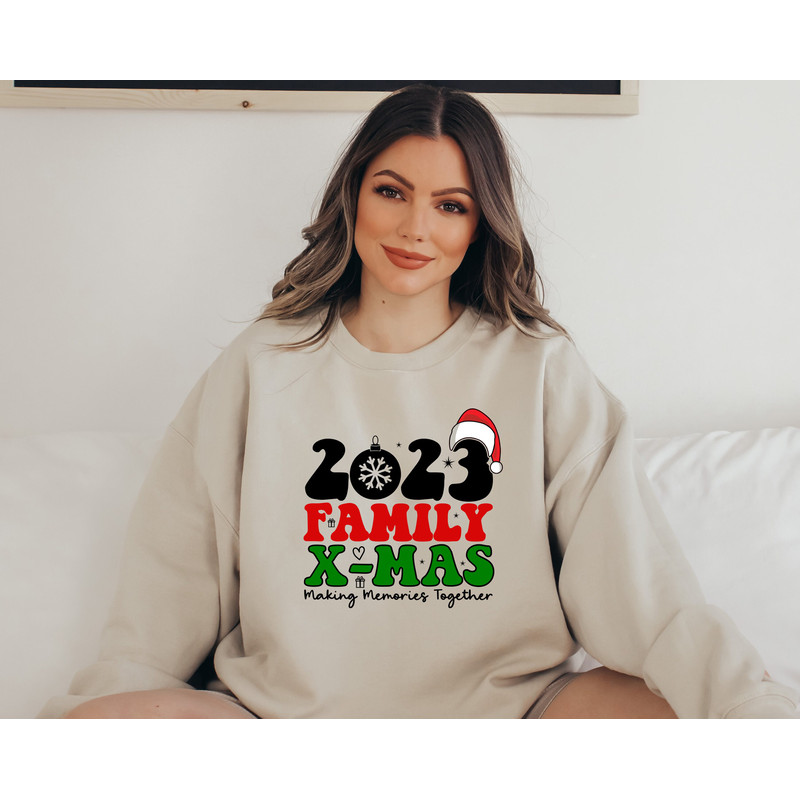 2023 Family X-Mas Making Memories Together Shirt,2023 Family Christmas Custom Shirt,Family Christmas Funny Shirt,Funny Christmas Party Tee - 6.jpg