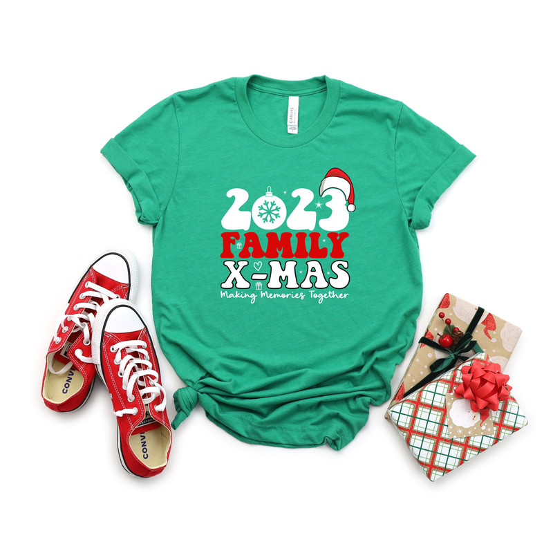 2023 Family X-Mas Making Memories Together Shirt,2023 Family Christmas Custom Shirt,Family Christmas Funny Shirt,Funny Christmas Party Tee - 7.jpg