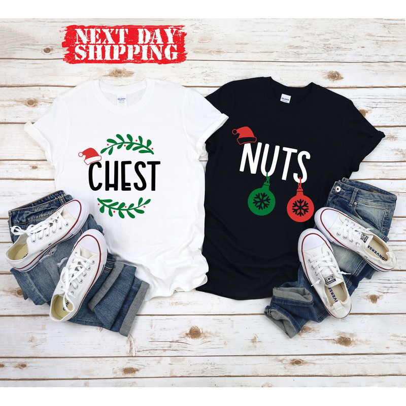 Chest Nuts Couples Christmas Shirts,Chest Nuts Matching Funny Christmas Tshirt,Chest And Nuts Couples Christmas Shirt,Funny Christmas Shirt - 3.jpg