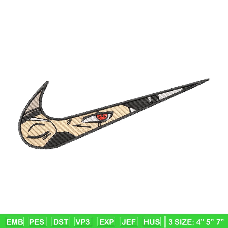 Kakashi Hatake eyes Nike embroidery design, Naruto embroidery, nike design, anime design, anime shirt, Digital download.jpg
