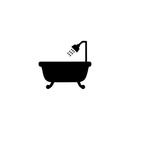 Baths Vg Bath Tub Svg Bath Svg Tub svg Silhouette Cutting File Clipar - Inspire ...