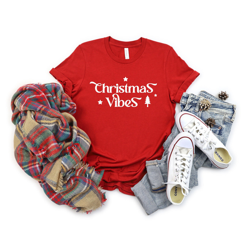 Christmas Vibes Shirt,Christmas Family Shirt, Christmas and new year tees,Christmas Tree Shirt,Plaid Shirt,Merry Christmas Tee,Xmas Gift - 1.jpg