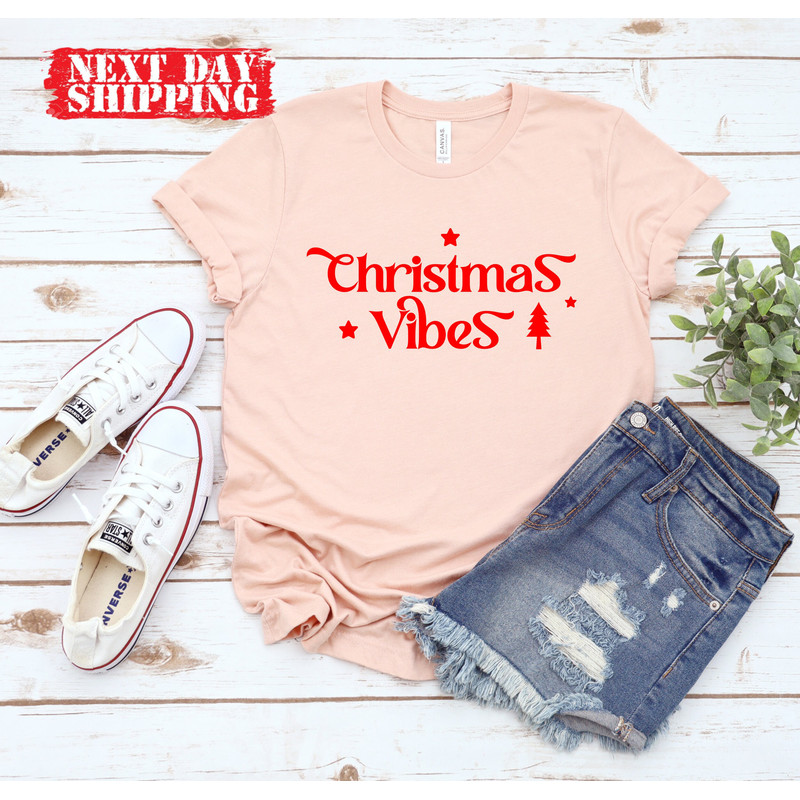 Christmas Vibes Shirt,Christmas Family Shirt, Christmas and new year tees,Christmas Tree Shirt,Plaid Shirt,Merry Christmas Tee,Xmas Gift - 2.jpg