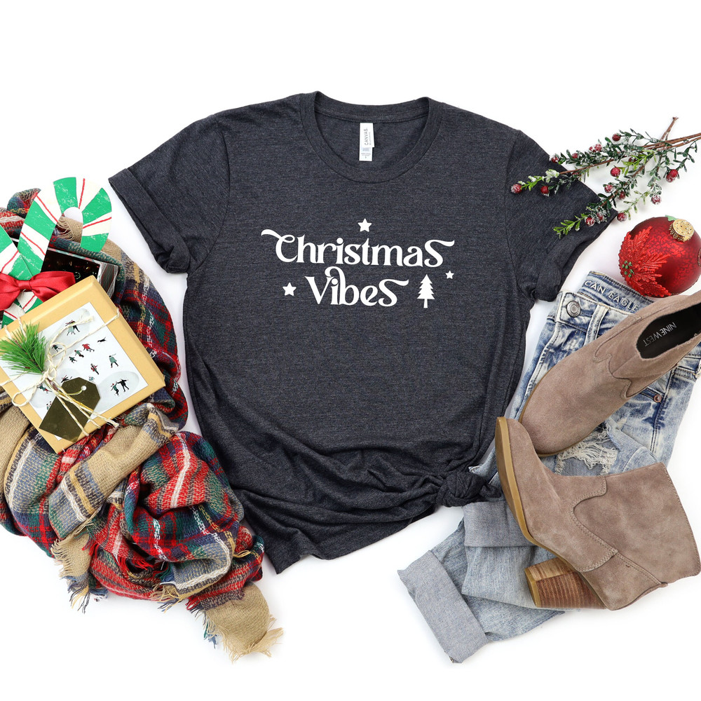 Christmas Vibes Shirt,Christmas Family Shirt, Christmas and new year tees,Christmas Tree Shirt,Plaid Shirt,Merry Christmas Tee,Xmas Gift - 5.jpg