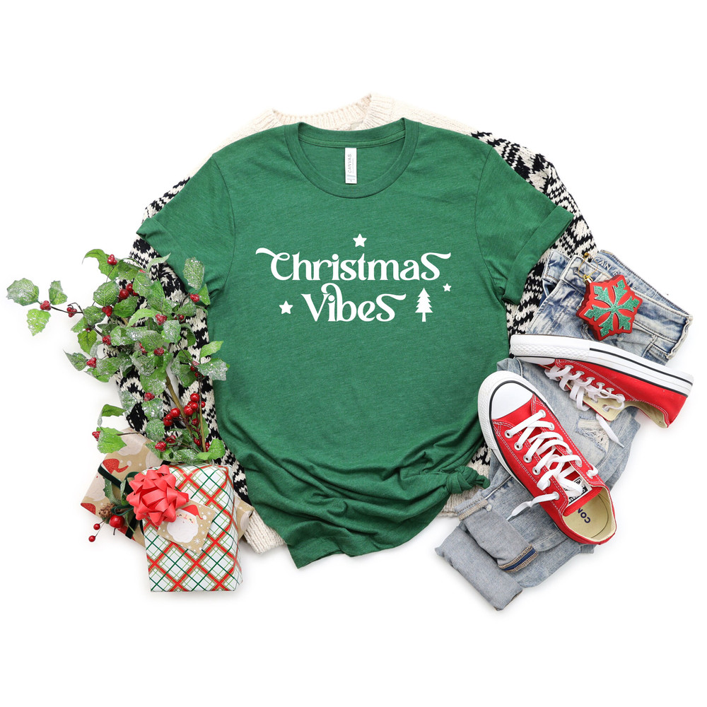 Christmas Vibes Shirt,Christmas Family Shirt, Christmas and new year tees,Christmas Tree Shirt,Plaid Shirt,Merry Christmas Tee,Xmas Gift - 7.jpg