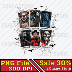 All Character Movie Horror Png, Horror Character Halloween Png, Scary Halloween Png, Spooky Digital Download