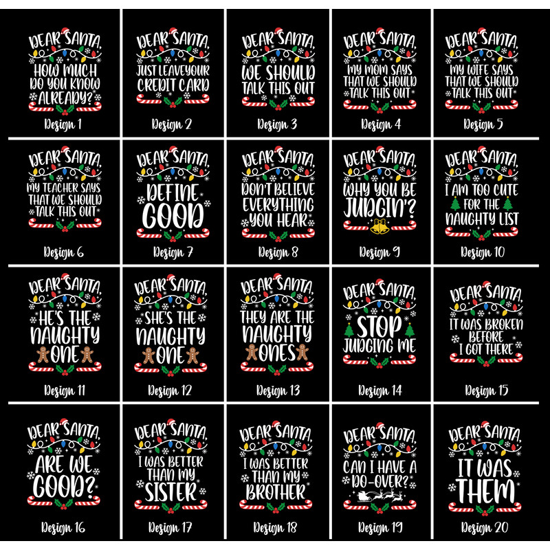 Custom Dear Santa Christmas Shirt,Dear Santa Shirt,50 Quotes Dear Santa And Custom Christmas Tshirt,Christmas Group Shirt,Christmas Funny - 2.jpg