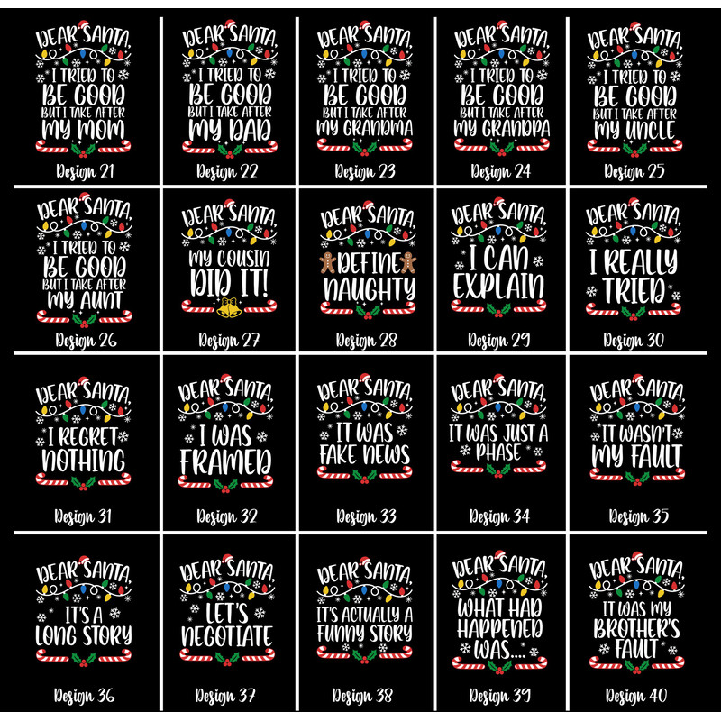 Custom Dear Santa Christmas Shirt,Dear Santa Shirt,50 Quotes Dear Santa And Custom Christmas Tshirt,Christmas Group Shirt,Christmas Funny - 3.jpg