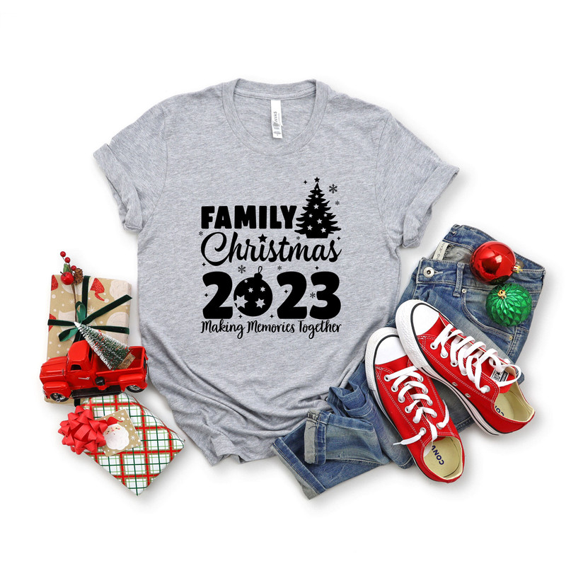 Custom Family Christmas 2023 Tshirt,Custom Family Christmas Making Memories Together Shirt,Matching Family Christmas Tee,Custom Xmas Shirt - 5.jpg