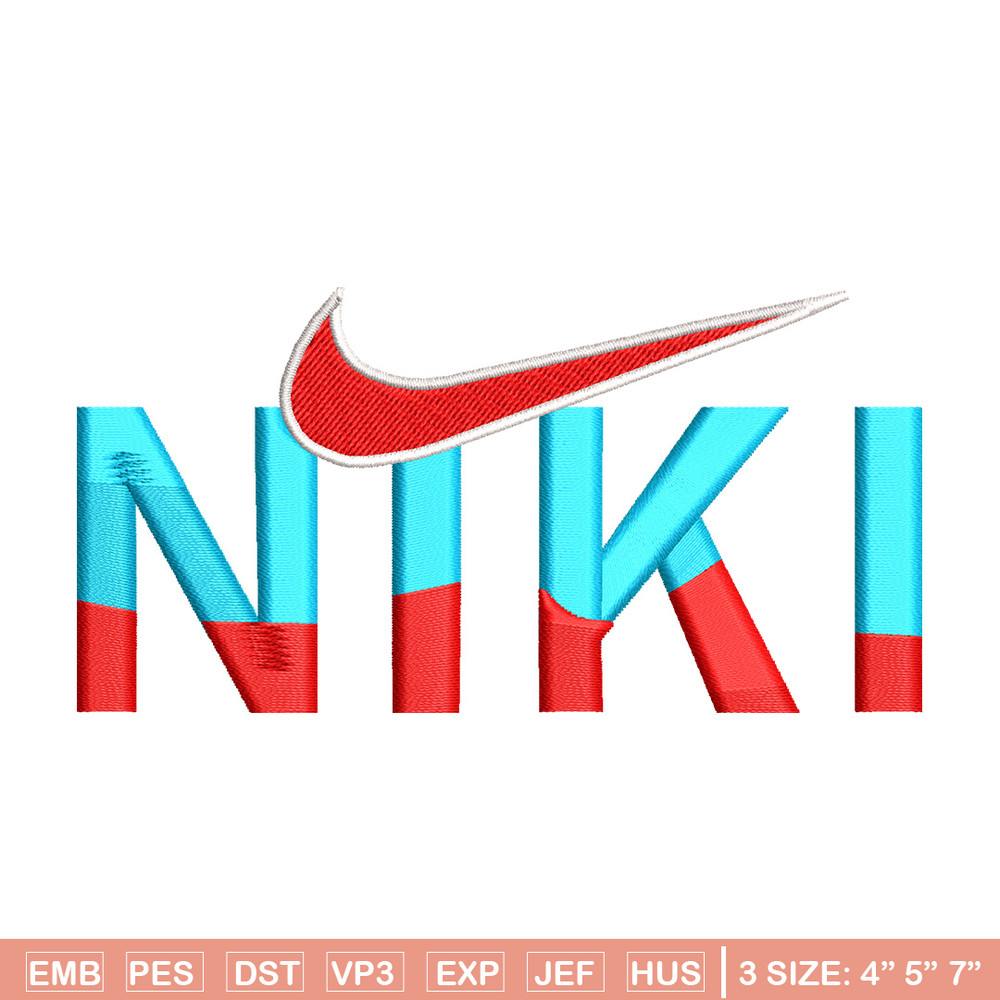 Niki design embroidery design, Nike embroidery, Embroidery file, Embroidery shirt, Emb design, Digital download.jpg
