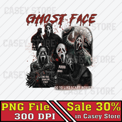 Ghost Face Scary Movie Halloween Png, Horror Movie Png, Halloween Character Png, Trick or Treat Png, Scary Digital Downl