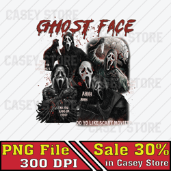 ghost face scary movie halloween png, horror movie png, halloween character png, trick or treat png, scary digital downl