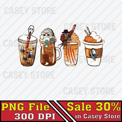 Coffee Drink Halloween Png, Horror Movie Png, Halloween Character Png, Trick or Treat Png, Scary Digital Download