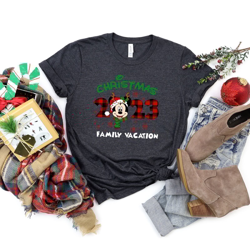 Disney Christmas Family Vacation Custom Shirt,Custom Disney Minnie Mickey Christmas Family Tshirt,Family Vacation Christmas Tee,Disney Xmas - 5.jpg