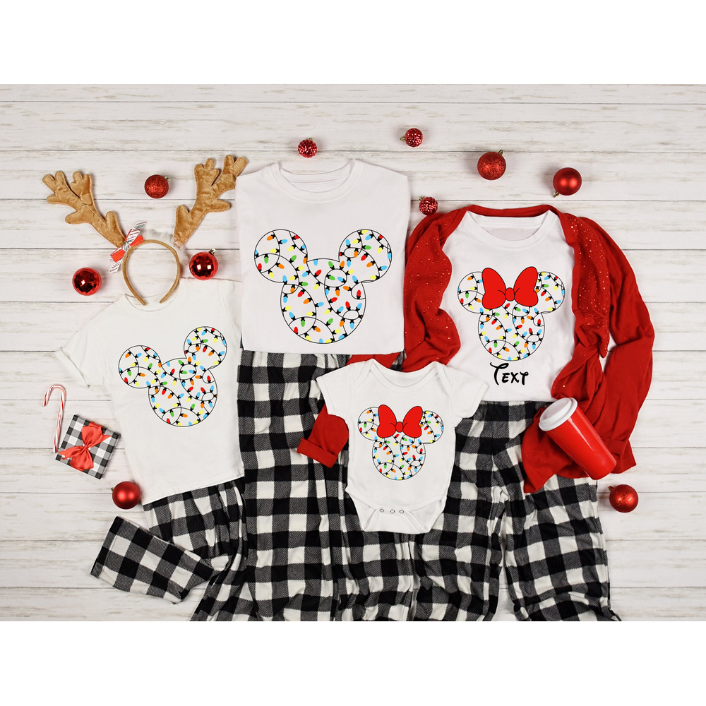 Disney Christmas Lights Shirts, Christmas Light Mickey Minnie Shirt, Christmas Light Disney Tshirt,Custom Disney Shirt,Family Disney Party - 2.jpg