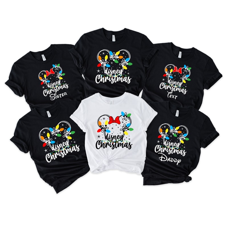 Disney Christmas Lights Shirts,Disney Christmas Custom Shirt,Custom Disney Christmas Family Tshirt, Christmas Squad Disney Tee,Disney Girls - 5.jpg