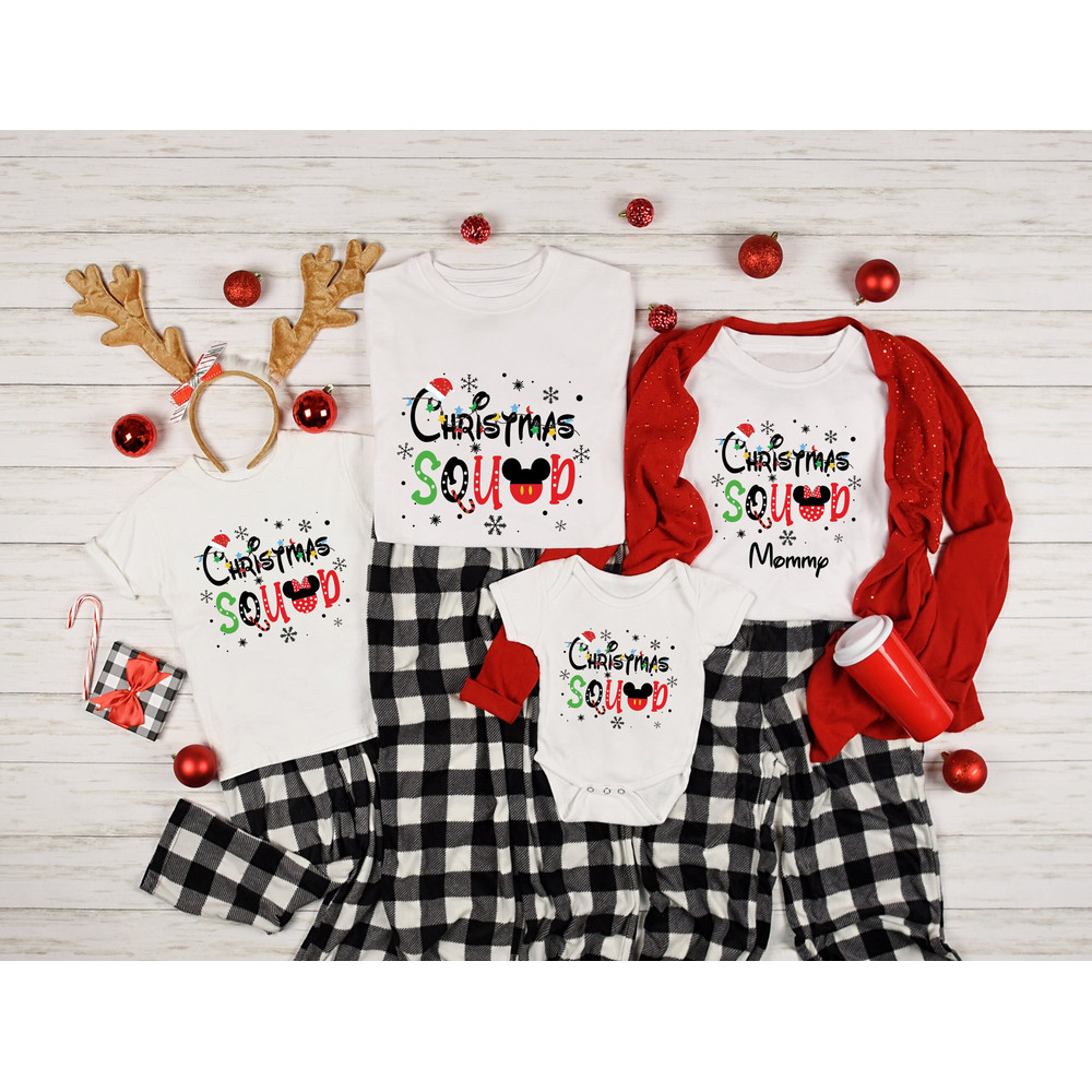 Disney Christmas Squad Shirt,Custom Disney Christmas Squad Tshirt,Disney Family Christmas Shirt,Christmas Squad Minnie Mickey Tshirt - 2.jpg