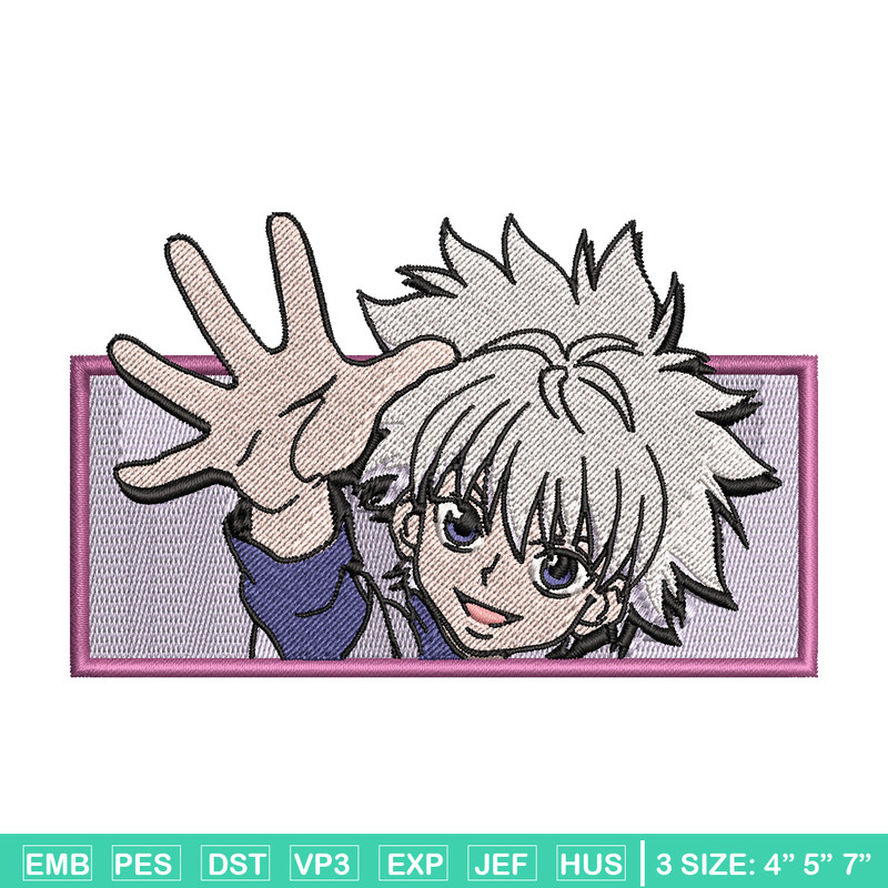 Killua nike embroidery design, Hunter x hunter embroidery, nike design, Logo shirt, anime shirt, digital download.jpg