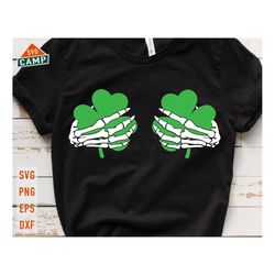 shamrock hand skeleton svg, skeleton st patricks svg, funny st patricks svg, st patricks day svg, st pattys day svg, st