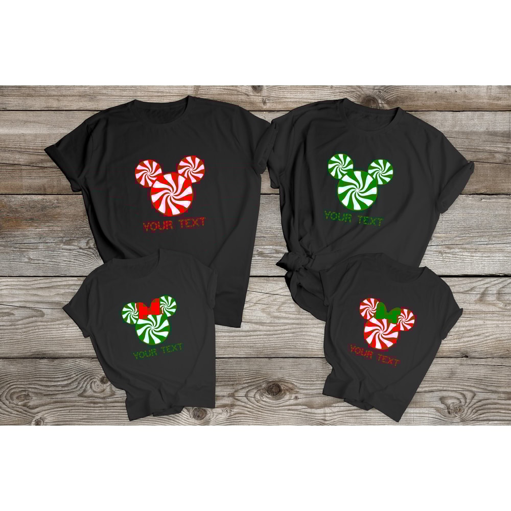 Disney Family Custom Shirts,Mickey and Minnie Christmas Tshirt,Custom Family Disney Vacation Shirt,Personalized Family Vacation Outfit - 5.jpg