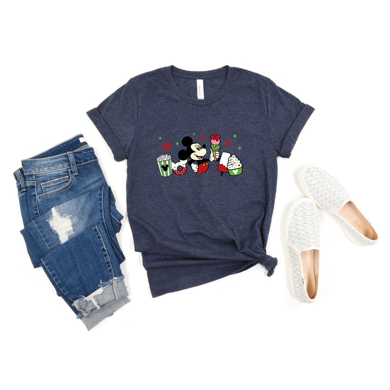 Disney Mickey Minnie Ice Cream Coffee Christmas Shirt,Disney Family Matching Christmas Tshirt,Mickey and Minnie Disney Christmas Coffee Tee - 4.jpg