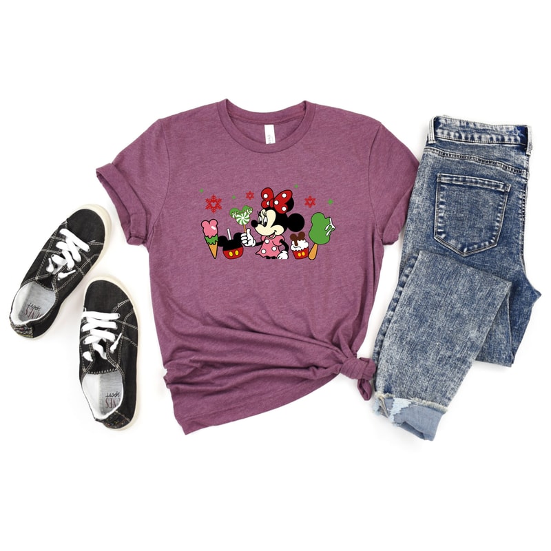 Disney Mickey Minnie Ice Cream Coffee Christmas Shirt,Disney Family Matching Christmas Tshirt,Mickey and Minnie Disney Christmas Coffee Tee - 6.jpg