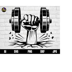 dumbbell svg, barbell svg, dumbbell svg cricut, weightlifter svg, crossfit svg, weight hand dumbbell svg, weight lifting